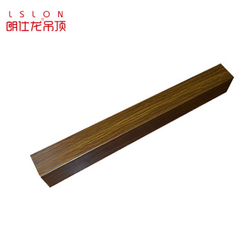 Wooden grain aluminum ceiling u shaped baffle ceiling